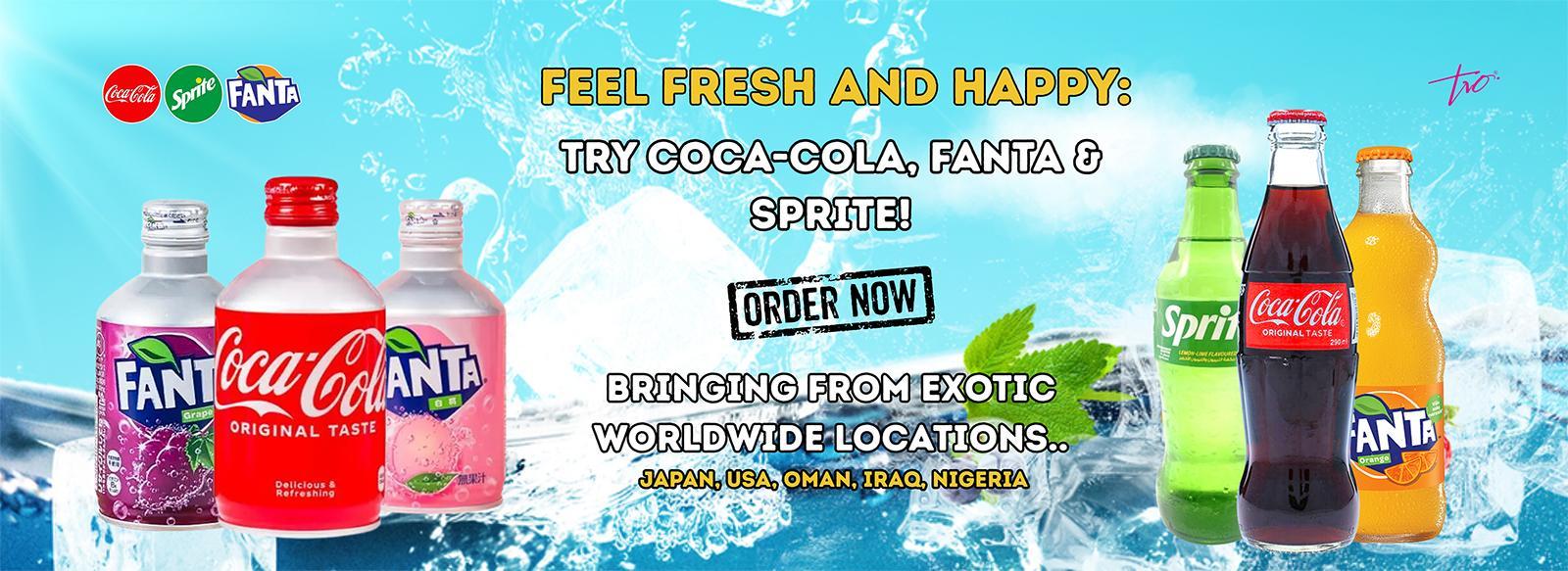 Coca-Cola Fanta & Sprit Banner 