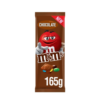 M&ms Chocolate Block 165g X 16