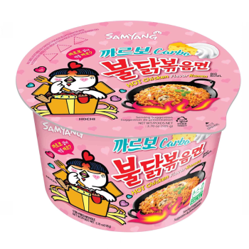 Samyang Hot Chicken Flavor Ramen Carbonara Big Cup 105g X 16
