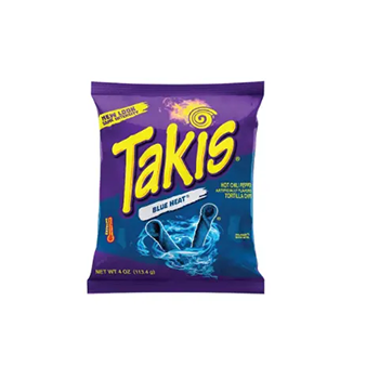 Takis Blue Heat Rolled Tortilla Chips 3.25oz