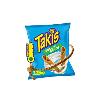 Takis Buckin Ranch Rolled Tortilla Chips 3.25oz