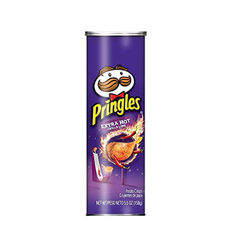 Pringles US Extra Hot Crisps 158g (5.5Oz)