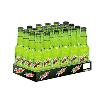 Mountain Dew Glass Bottle (250ml x24 per case)