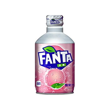Fanta Peach Aluminium Bottle 300ml X24