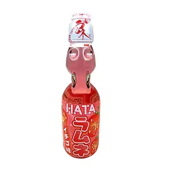 HATA strawberry Ramune Glass bottle