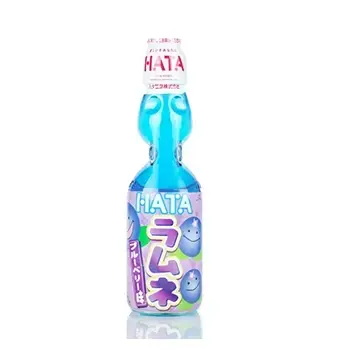 HATA buleberry flavor Ramune Glass bottle