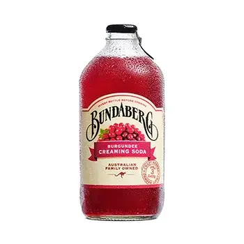 BUNDABERG CREAM SDA BURGUNDE 375ML X 12