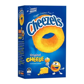 CHEEZELS EXPORT CHEESE SG 125G X 12