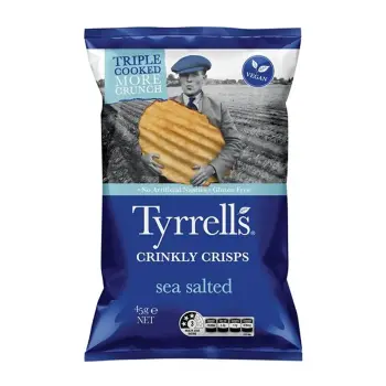 TYRRELLS HCC SALTED 45G X 18