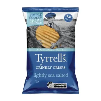 TYRRELLS HCC SEA SALT 75G X 12