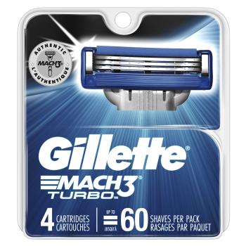 Gillette Turbo Mach3 Cart 4s