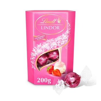 Lindor Strawberry Cream Cornet 200G