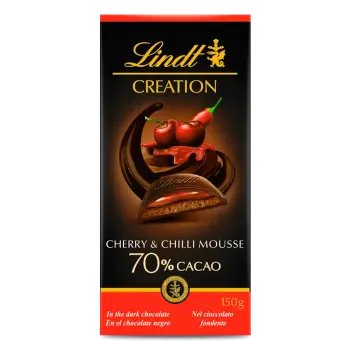 Lindt Creation Mousee 70 % Cherry And Chilli 150 G