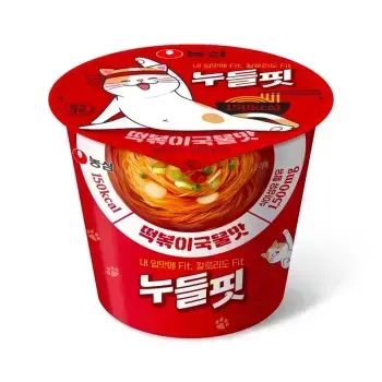 Cup Glass Noodle(Sotanghon) Tteokbokki Soup(6X1)